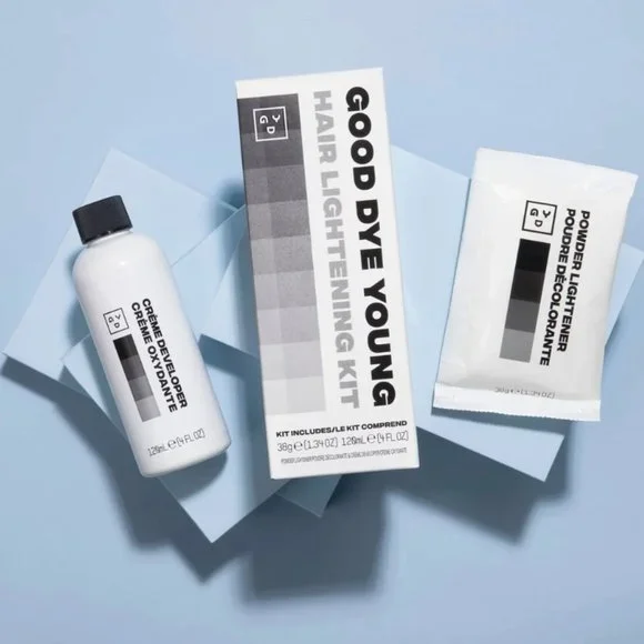 Good Dye Young Semi-Permanent Hair Color Kit in Color Biz and GDY Lightening Kit - Picture 2 of 2